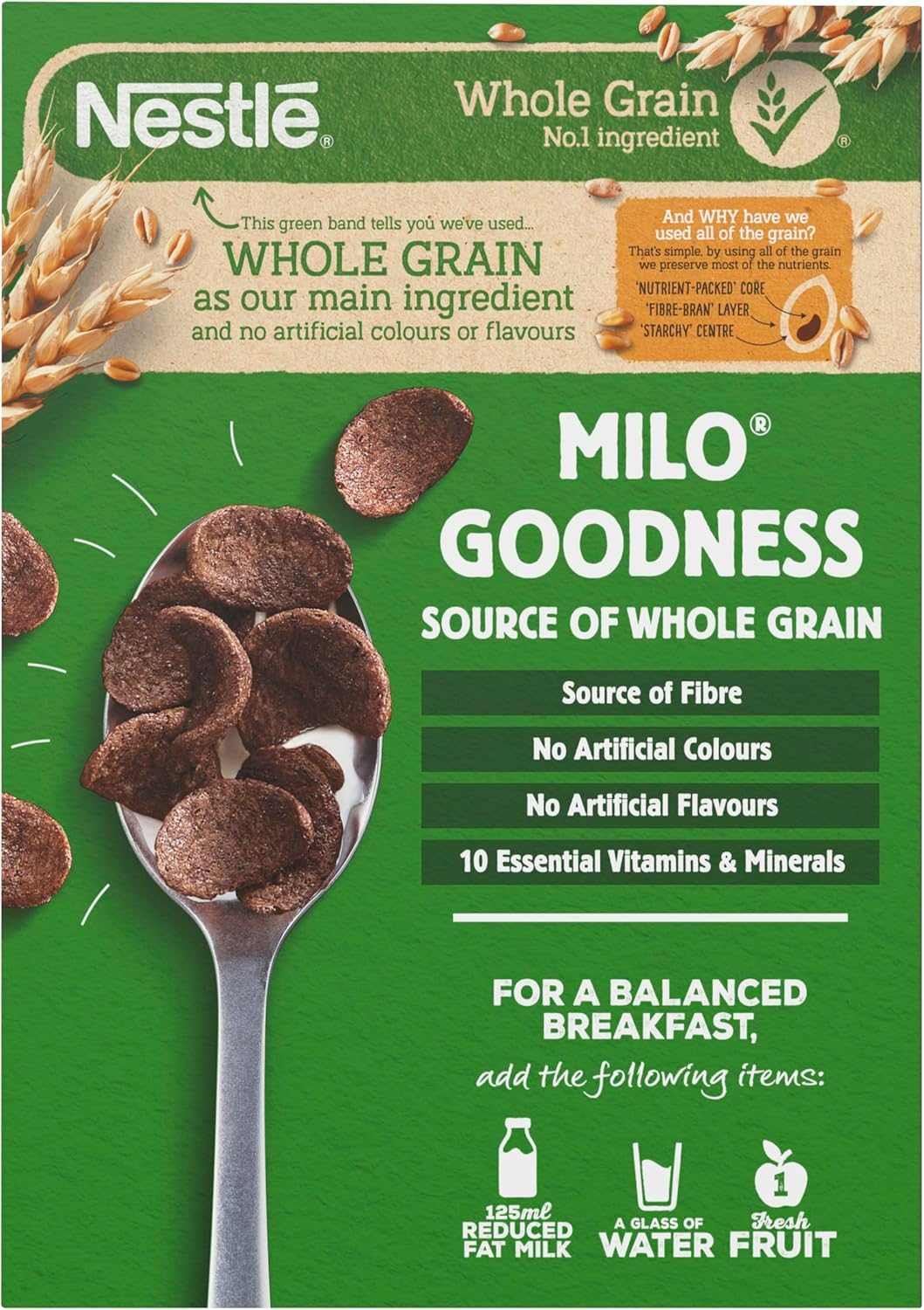 Nestle Milo Breakfast Cereal, 350 G image number 1