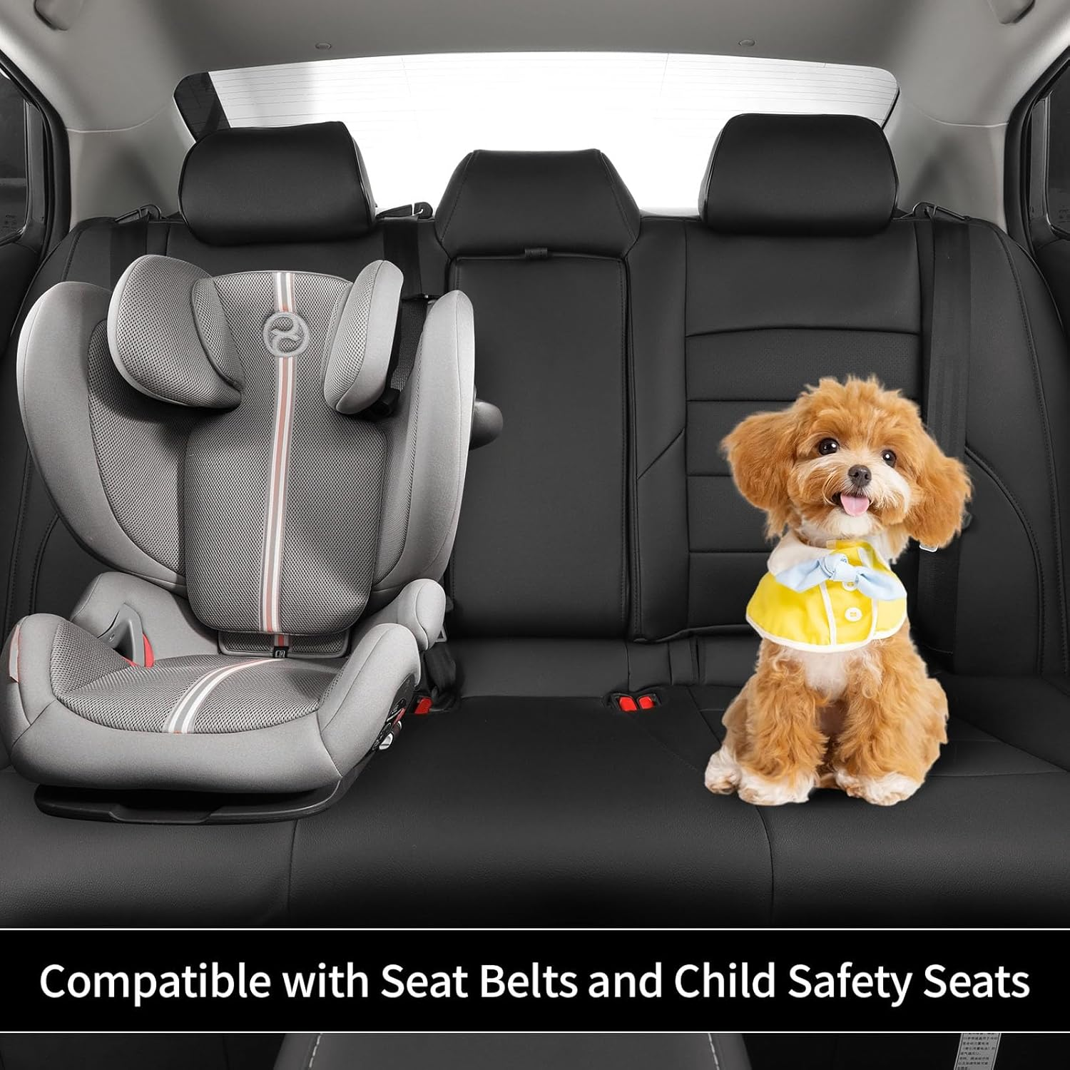 EKR Camry Seat Covers for Toyota Camry L, LE, SE 2018-2024 & SE Nightshade 2020-2024,(Not for Hybrid) Leather Car Seat Cover Full Set for Trucks Suv-Faux Leather (Black)