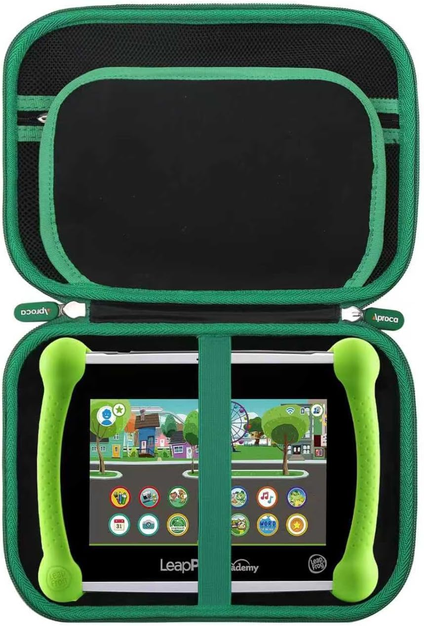 Aproca Hard Travel Storage Case Compatible with Leapfrog Epic Academy Edition (Black)