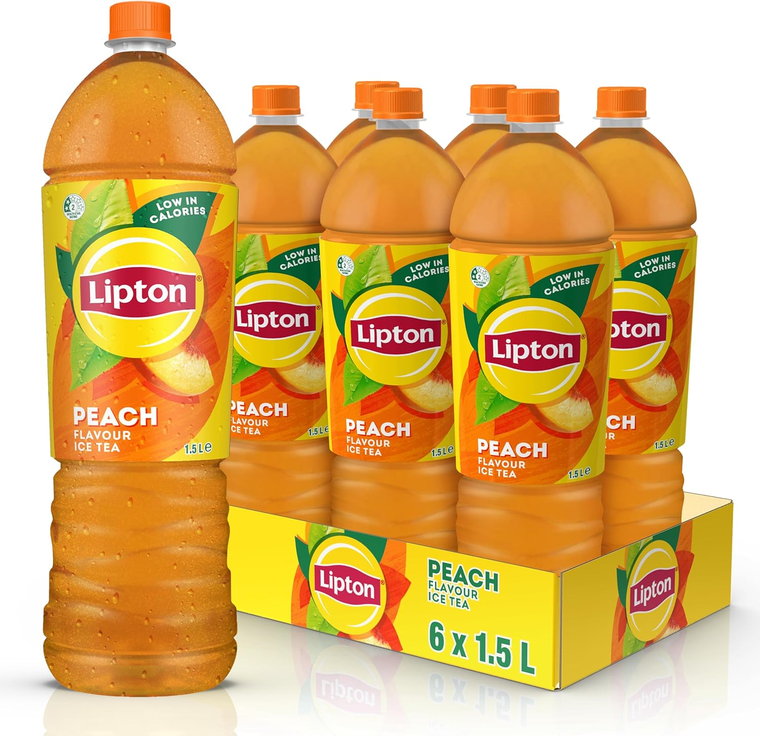 Lipton Peach Flavoured Ice Tea 1.5 Litre 6 X 1.5L