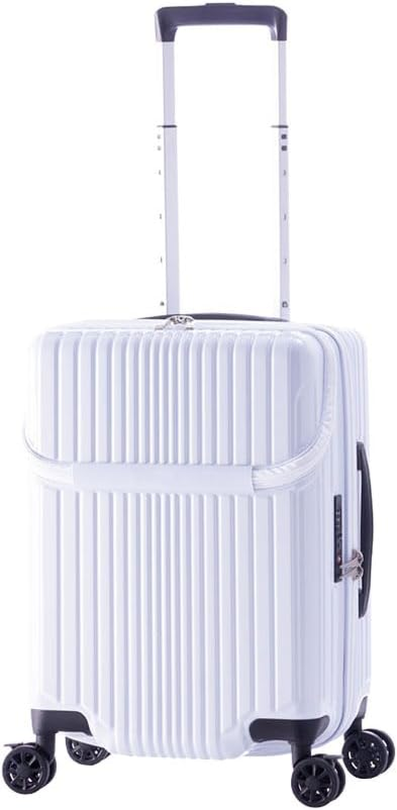 Asiara Gauge ALI-6060TP-18 ALI-6060TP-18 Top Open, Carry-On 13.9 Gal (39 L) 3-4 Nights, Includes Front Wheel Foot Stopper Function, Can Store 15 Inch PC, Overseas Travel, Airplane, Business Trip, Bag