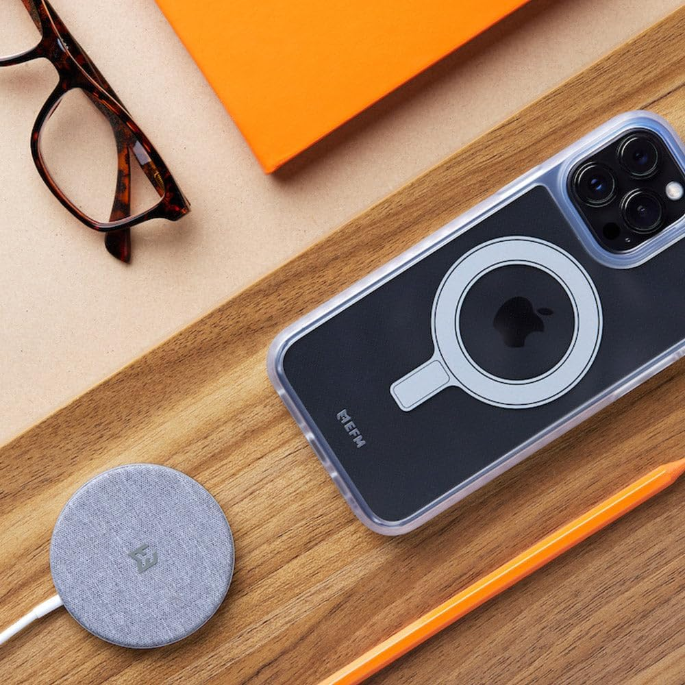 EFM Zurich Flux Magsafe Case Armour Cover Protection F/Iphone 13 Pro Frost Clear image number 6