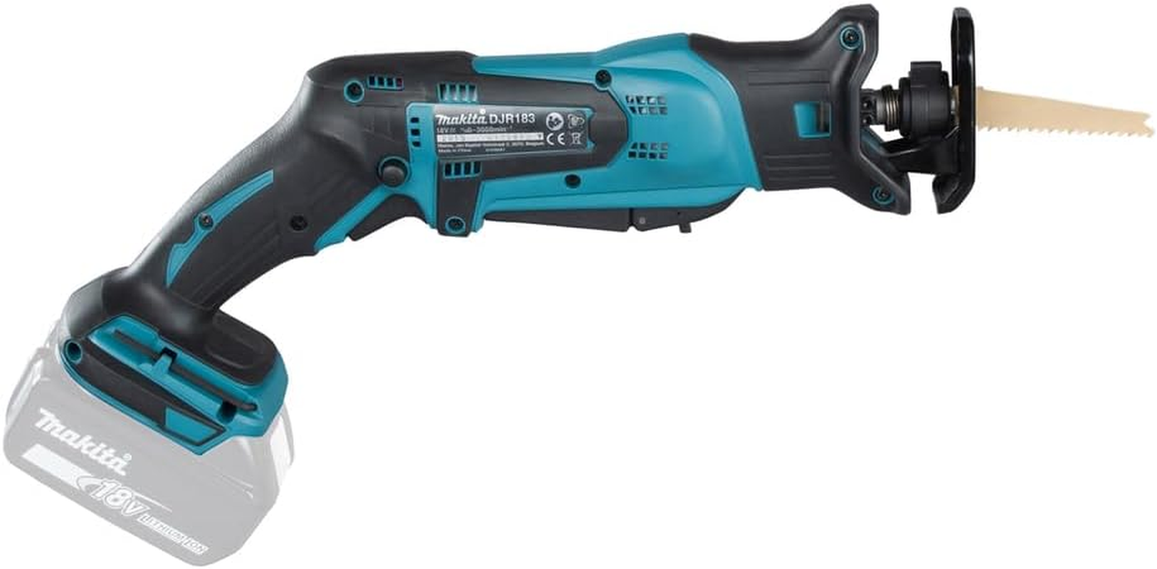 Makita DJR183Z 18V Cordless Reciprocating Saw image number 5
