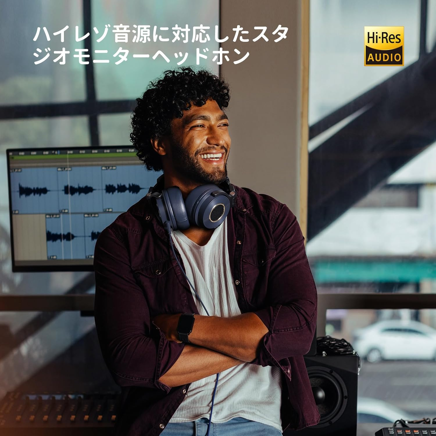 Oneodio Monitor 60 Sealed Monitor Headphones, High Resolution Certified, 2.0 Inches (50 Mm) Large Aperture Drivers, Includes 3 Detachable Cables for Music Production, DTM, Live Distribution, Studio image number 3