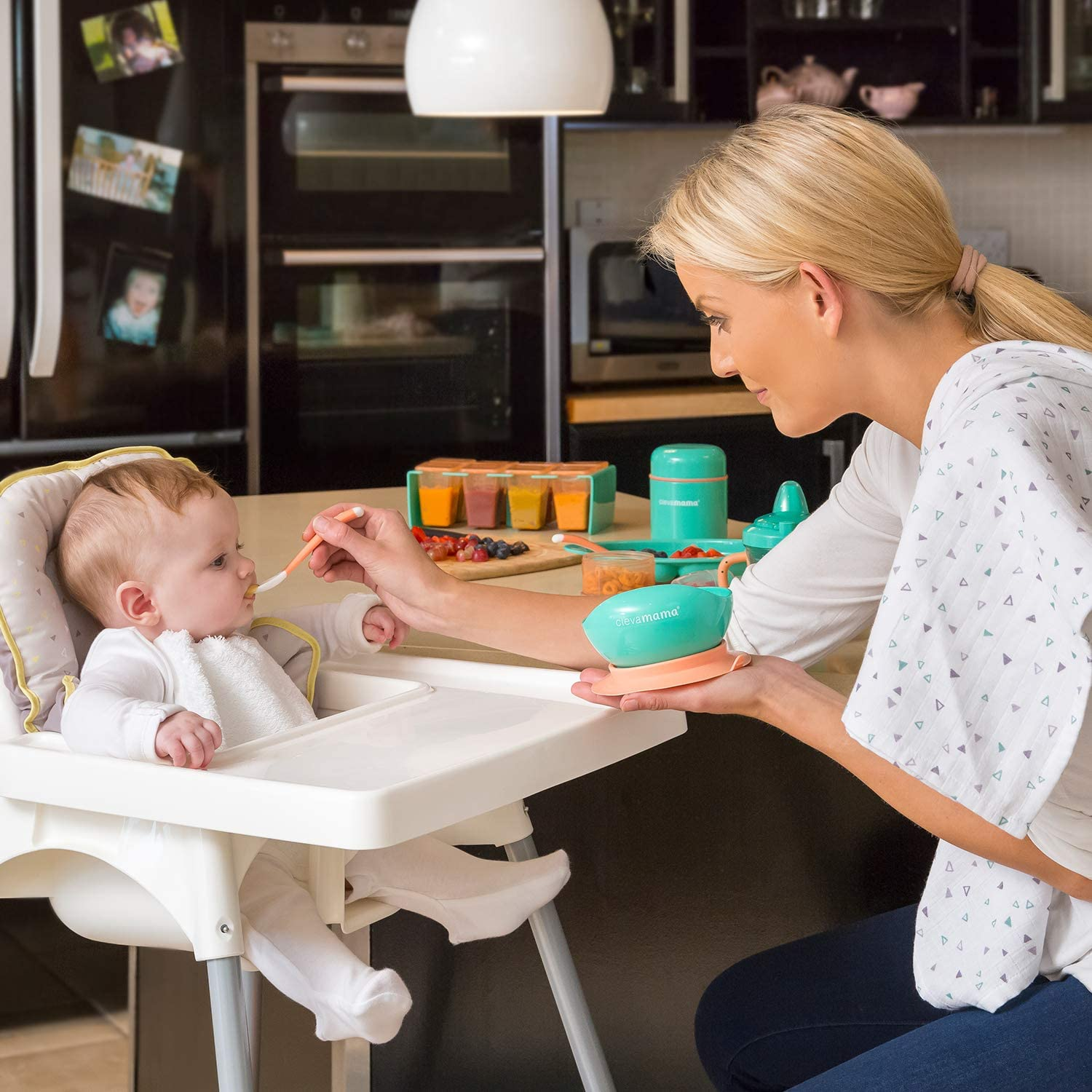 Clevamama Clevaportions Baby Food Freezer and Storage Pots
