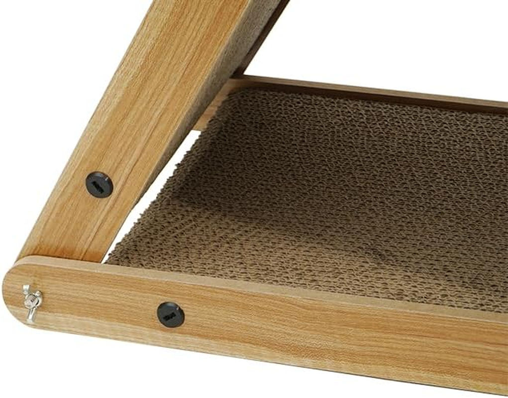 Cat Scratcher Multi-Functional Triangle Cat Scratching Pad with Replaceable Parts Large Triangular Design Indoor Cat Scratching and Play image number 1