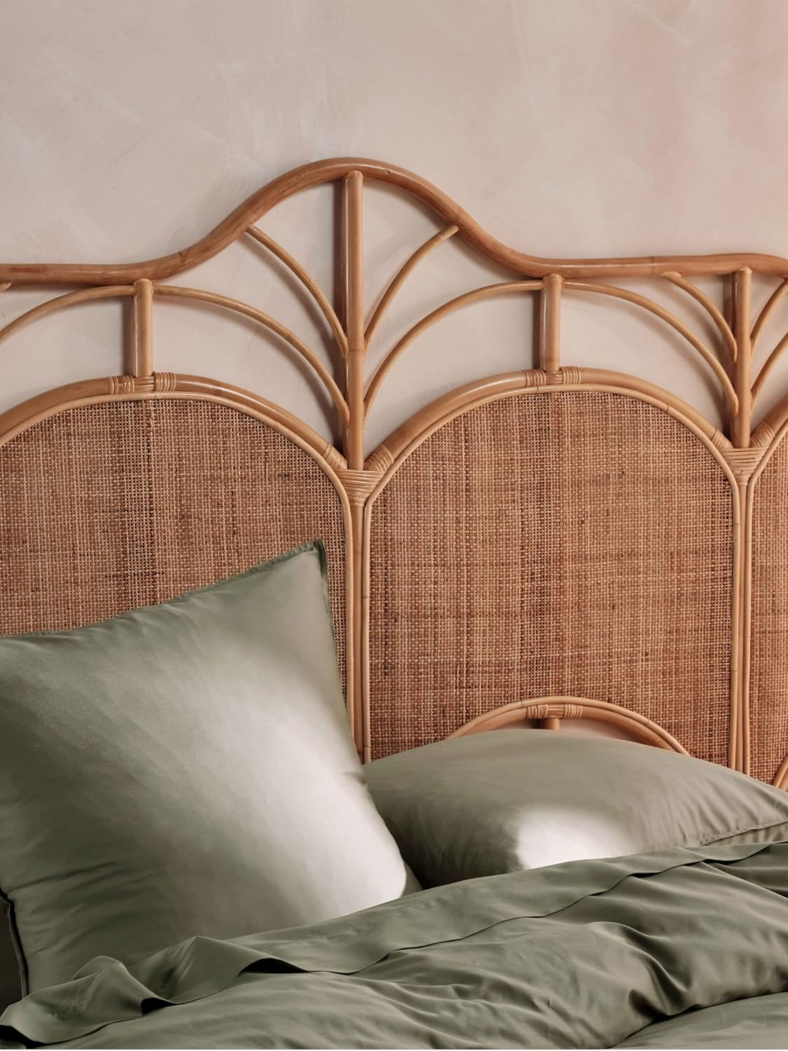 Linen House Nara 400TC Bamboo/Cotton Moss King Quilt Cover Set image number 6