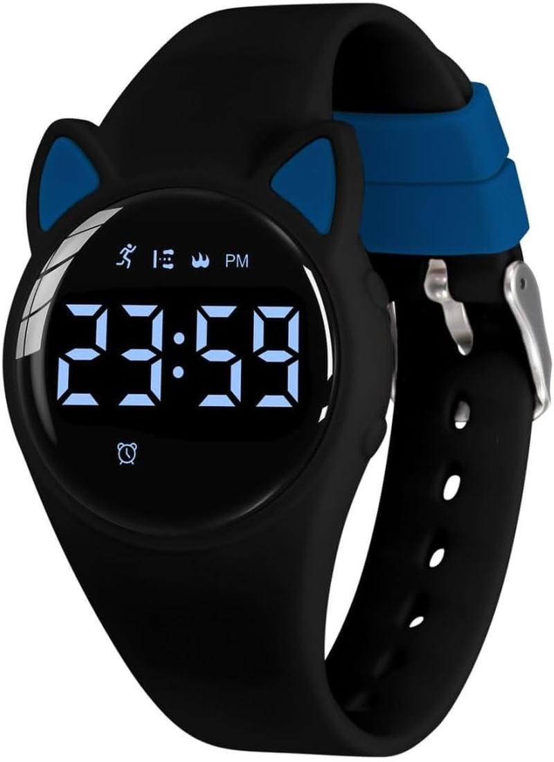 BEN NEVIS Digital Kinderuhr Jungen Und M&auml;dchen-Sports Outdoor Wasserdicht Armbanduhr Mit Led-Licht,Wecker,Stoppuhr,Datum,Fitness Tracker Uhr Mit Schrittz&auml;hler,Distanz-Silikon Armband
