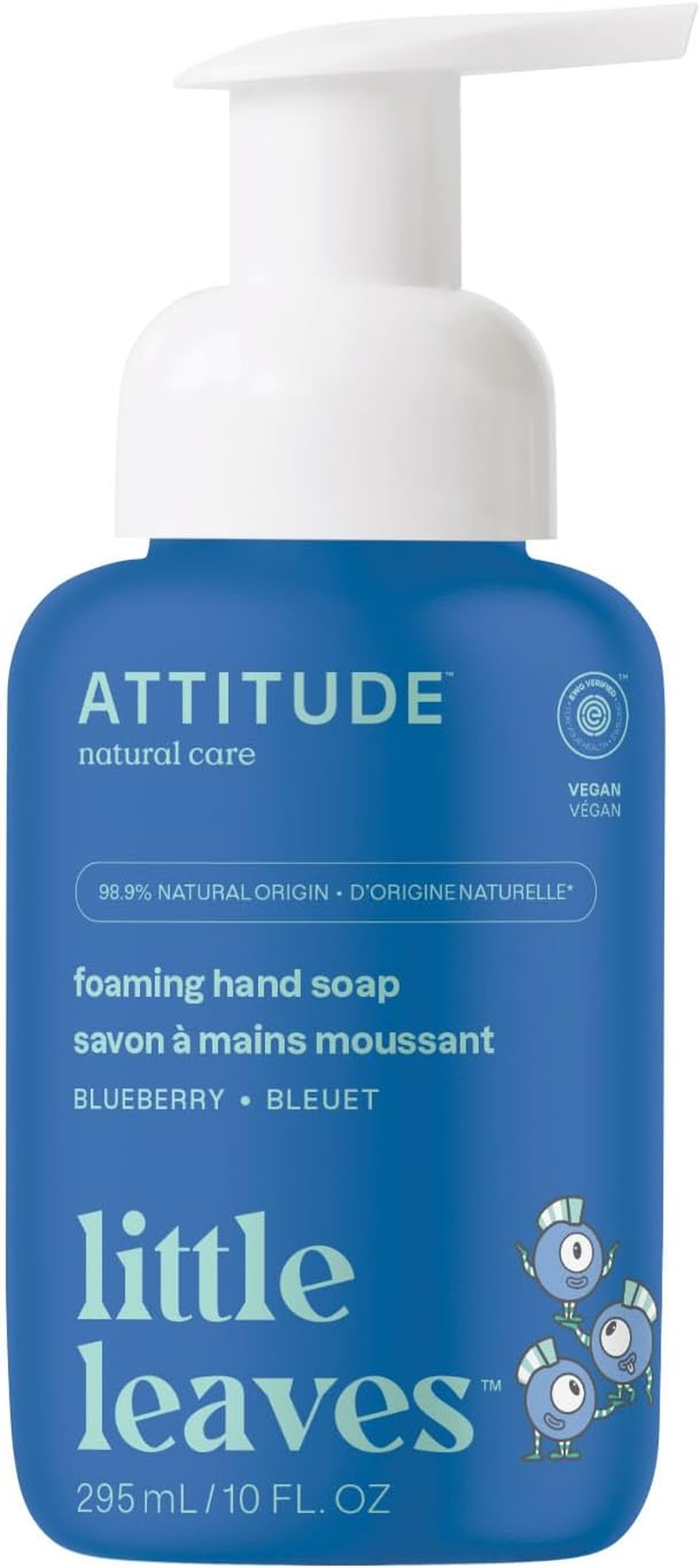ATTITUDE Natural Foaming Hand Soap for Kids and All Family, Hypoallergenic Biodegradable Vegan and Cruelty-Free, Watermelon and Coco, 295 Ml image number 2