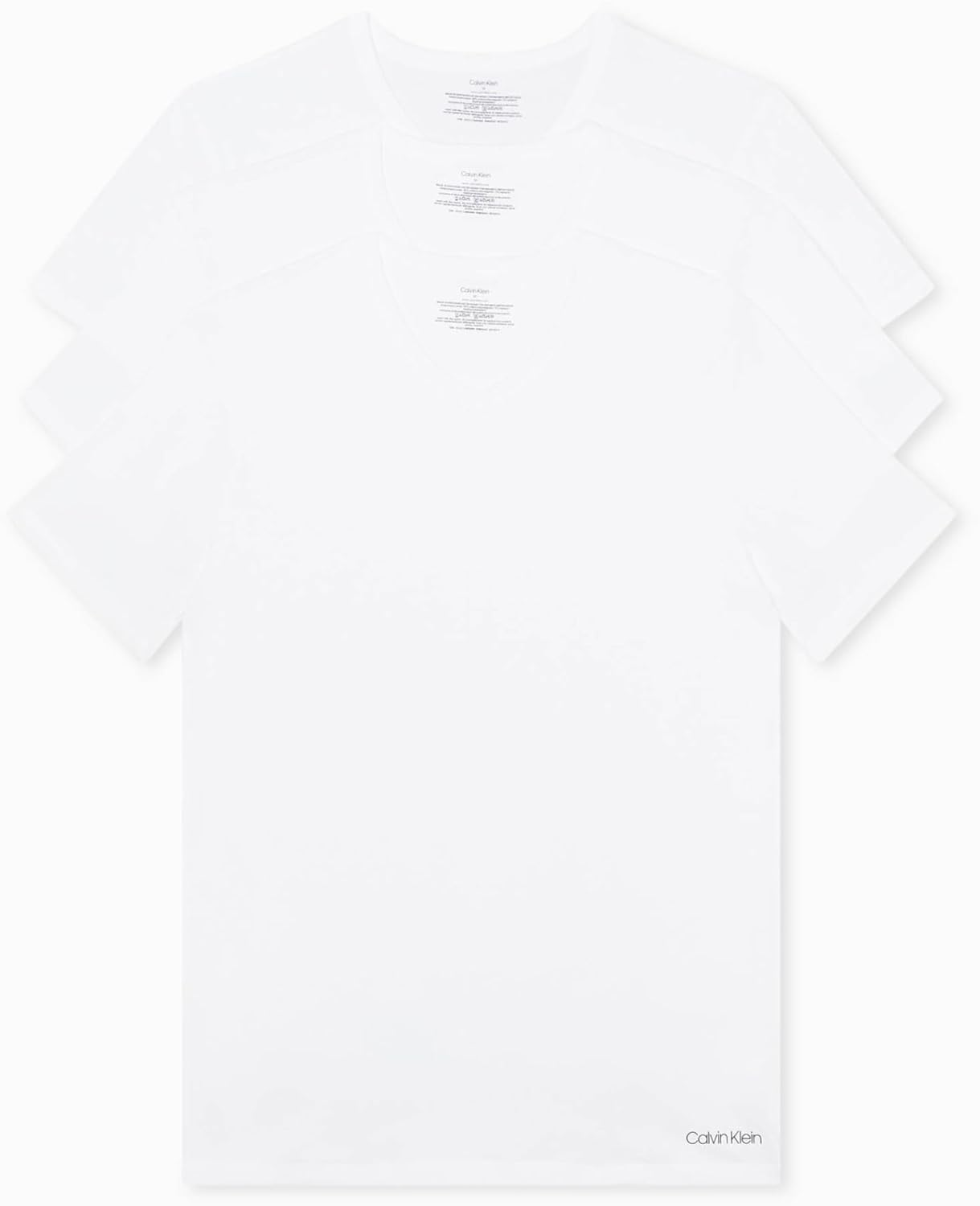 Calvin Klein Men'S Classic Cotton V Neck T-Shirt 3 Pack