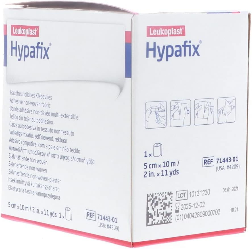 Hypafix Dressing Retention Tape: 2" X 10 Yds Each