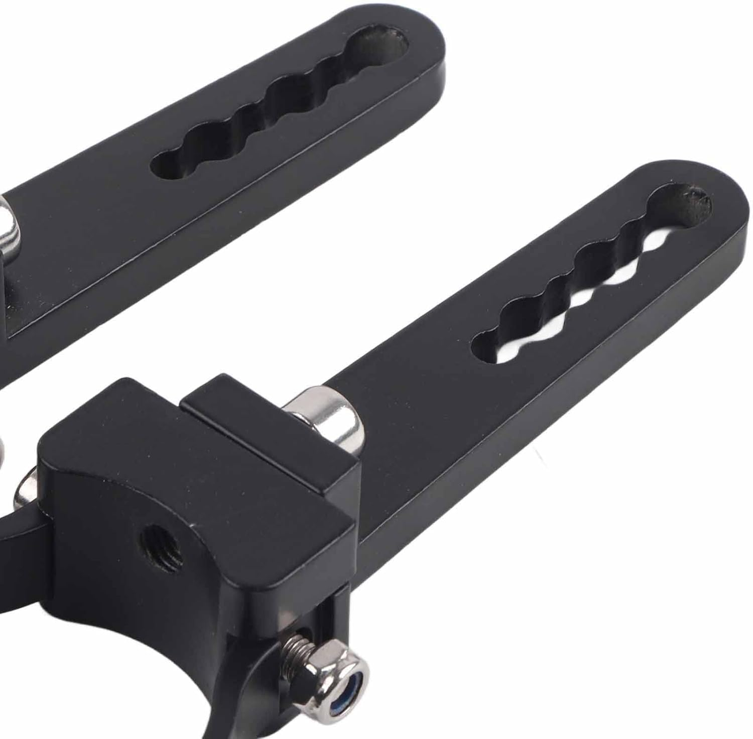 2 Pcs 1"-3" Bull/Roll Bar Mount Bracket Clamps Holder Aluminum Alloy Black Style LED Car Truck off Road Work Light with 2 L Shaped Wrench & 2 Sponge Pads (2In) image number 5