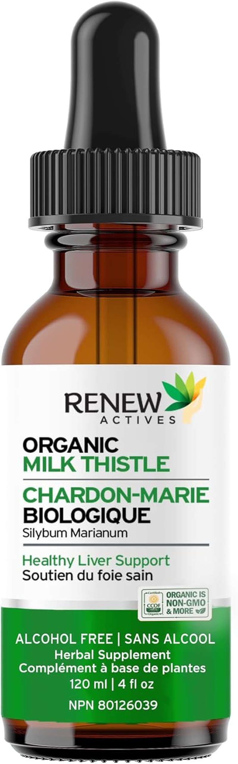 Renew Actives Milk Thistle Liquid Extract &ndash; Liver Protectant Supplement Drops for Optimal Health &ndash; Natural, Fast-Absorbing Formula &ndash; No Alcohol, Non-Gmo, Vegan &ndash; 4 Fl Oz image number 5