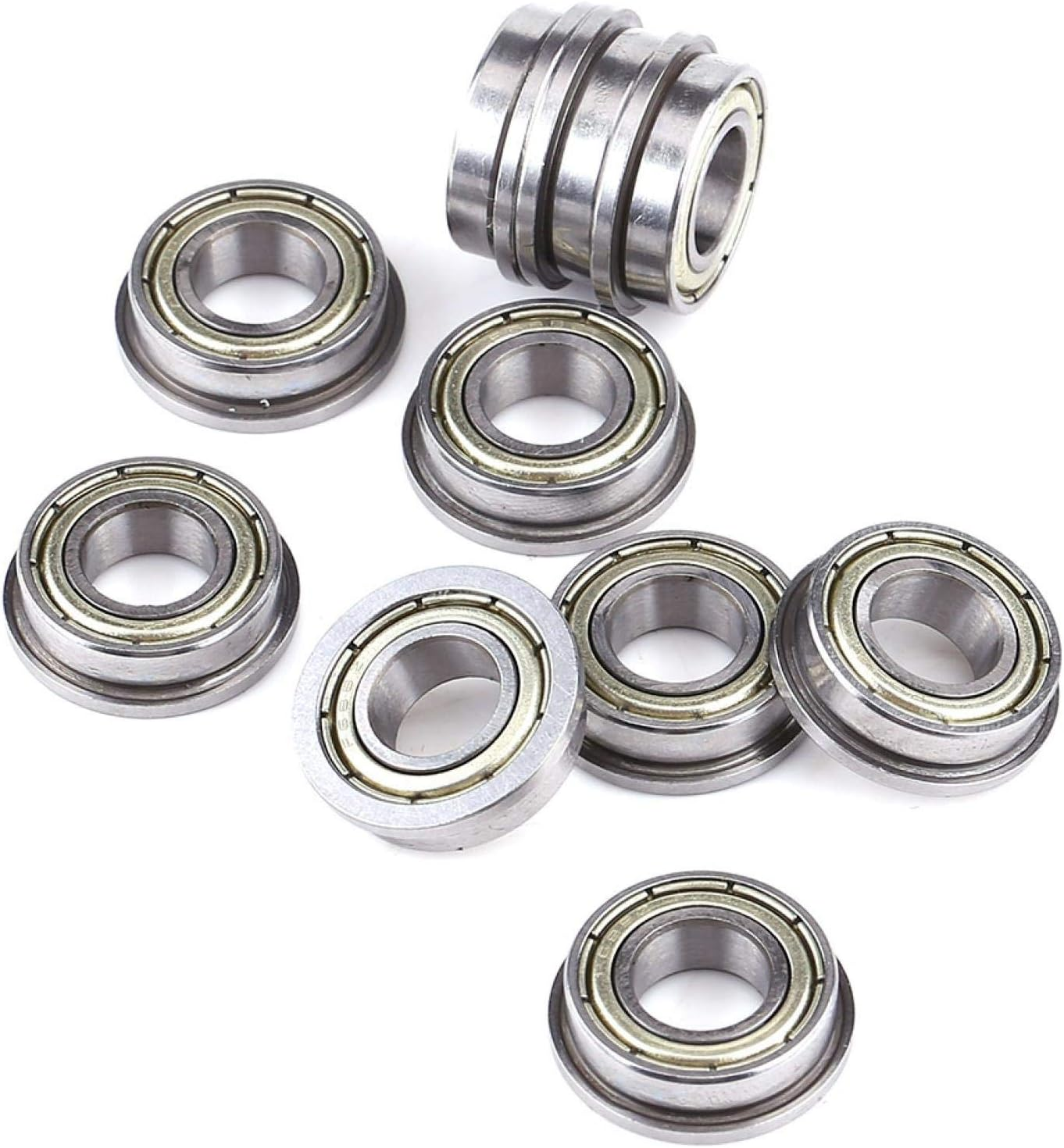 Bearing, Double Shielded Miniature Bearing, 18Mm Flange 10Pcs/Set F688Zz for 8Mm Shaft/Rod Projects Mechanical Equipment image number 5