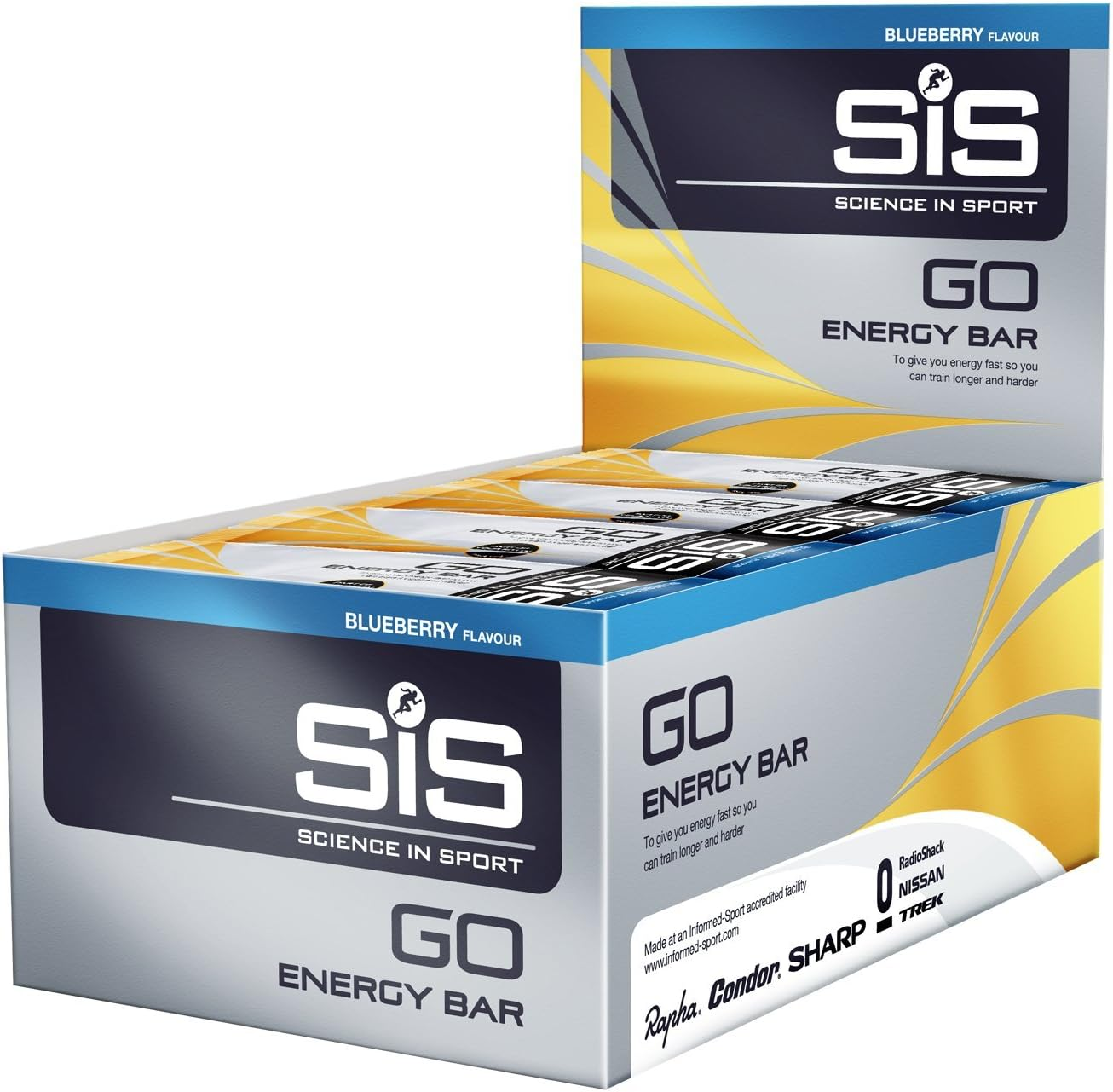 Science in Sport GO Energy Bar, High Carb, Fruit Infused Energy Bar, Banana Fudge Flavour (30 Packs) image number 5