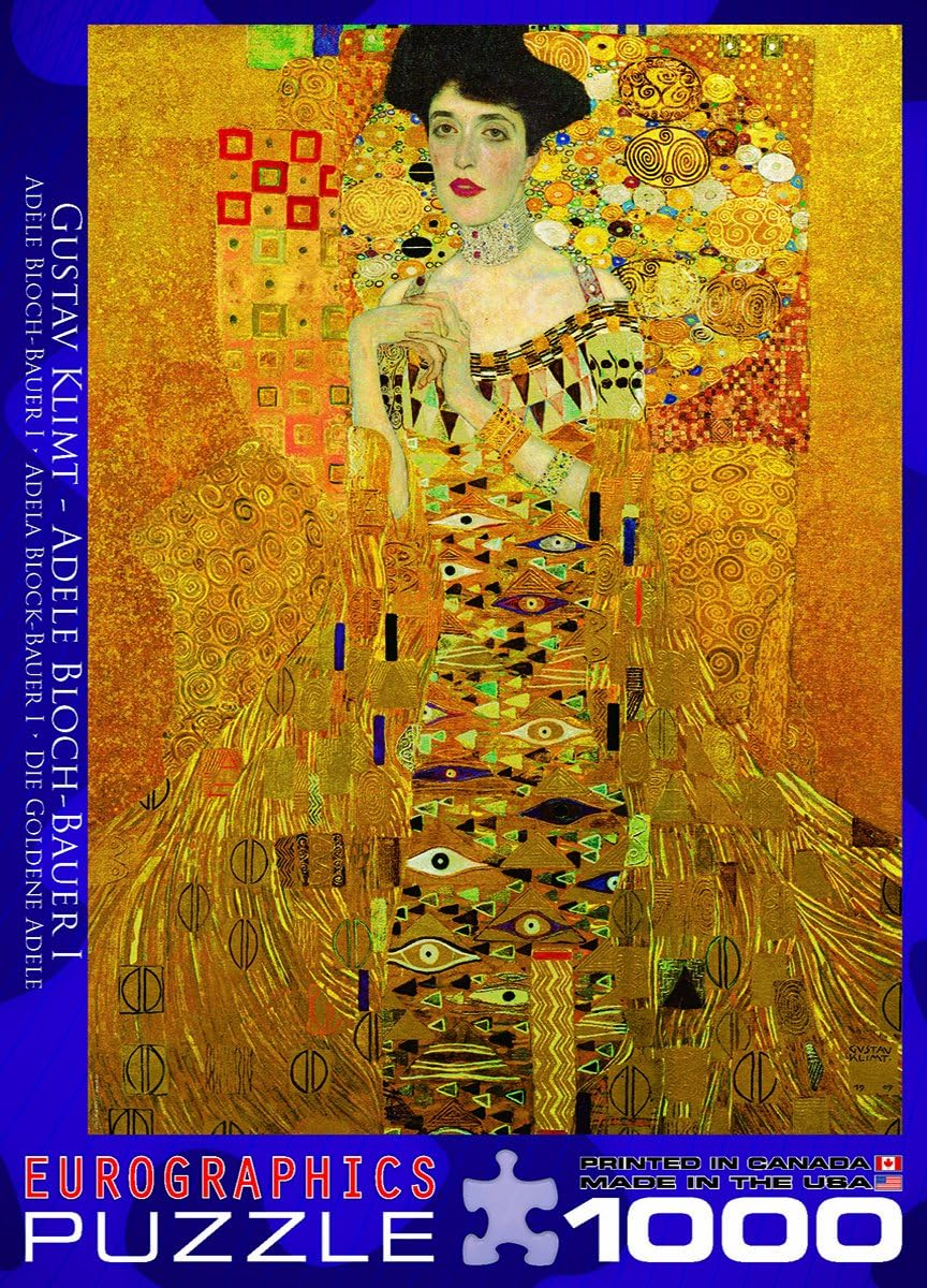 Eurographics Adele Bloch-Bauer I by Gustav Klimt 1000-Piece Puzzle image number 2