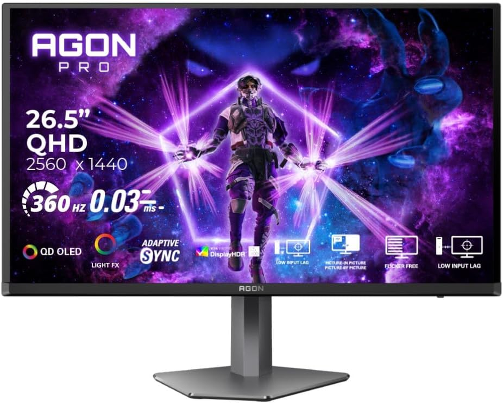 AOC Agon AG276QSD 26.5" QHD QD-OLED Gaming Monitor image number 5