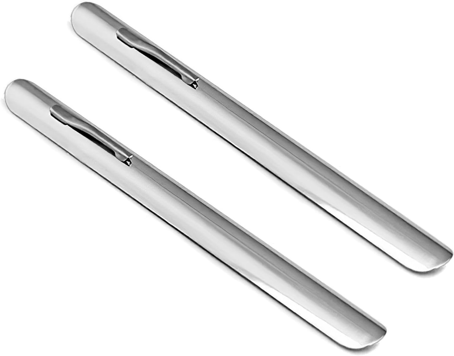 Crumb Remover, Stainless Steel, Curved Edge, Table Brush, Crumb Brush, Table Sweeper, Clip - Accessories for Cleaning Tablecloths, Shovel for Food Leftovers - Compact Aid for Dining Tables (2 Pieces) image number 3