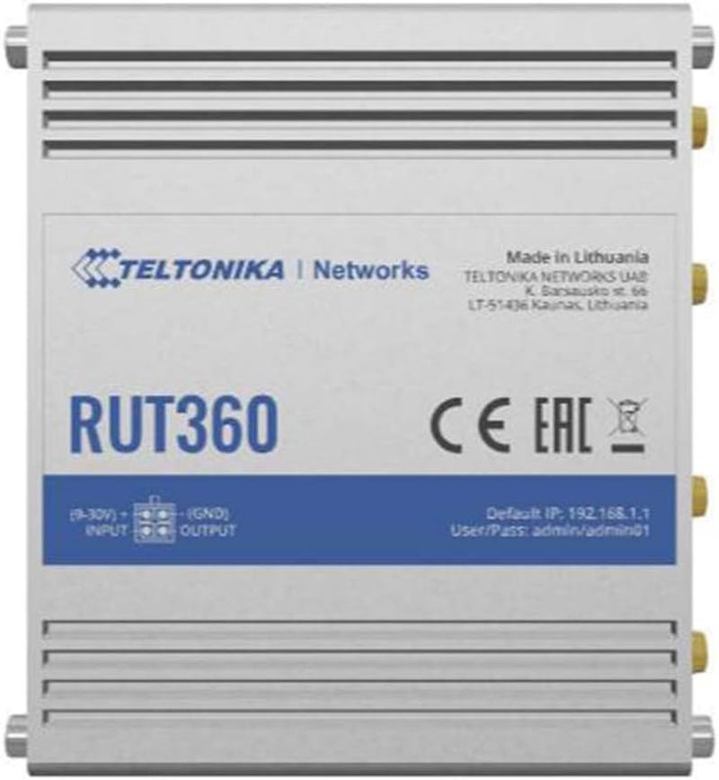 Teltonika RUT360 Compact 3G/4G/4G700 Router with Wifi - CAT6 image number 2