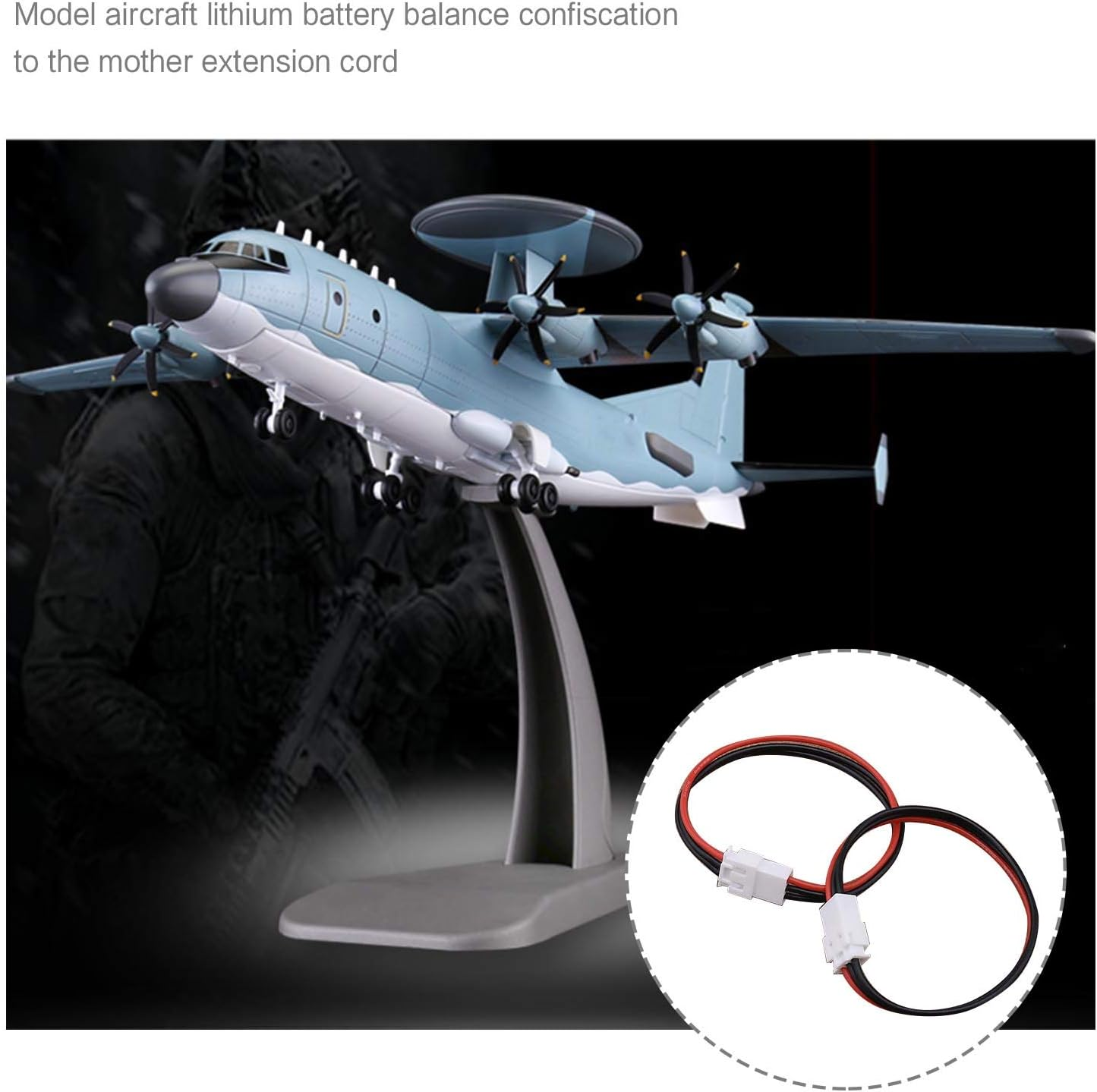 Emsea 5X 2S LIPO Battery Balance Charging Extension Cables JST-XH 2.54Mm Male Female Connector 22AWG Wire for RC Drone Quadcopter image number 2