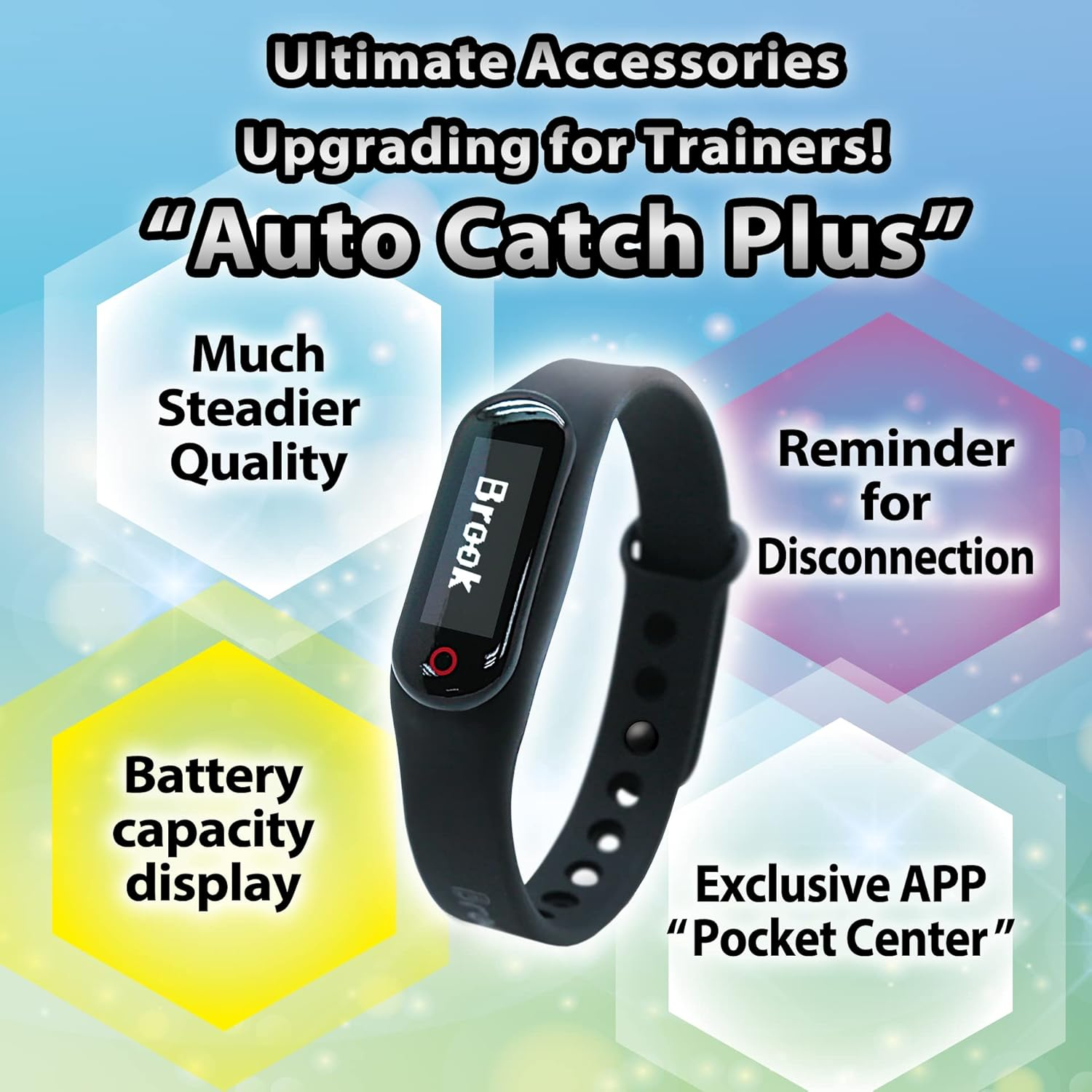 Brook Pocket Auto Catch plus - Upgraded Version of Auto Catch, Auto Spin and Catching Pocket Monsters, Collecting Items, Wristband Bracelet Accessory image number 5