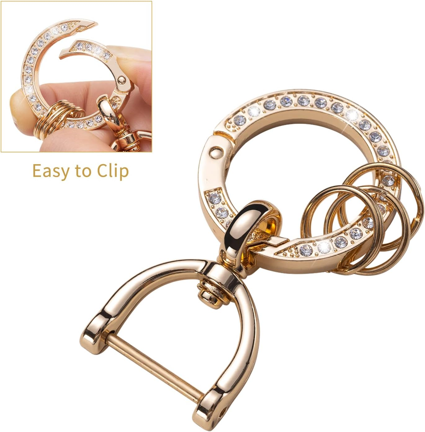 Gematay for Mazda Key Fob Cover with Keychain - Black - image number 2