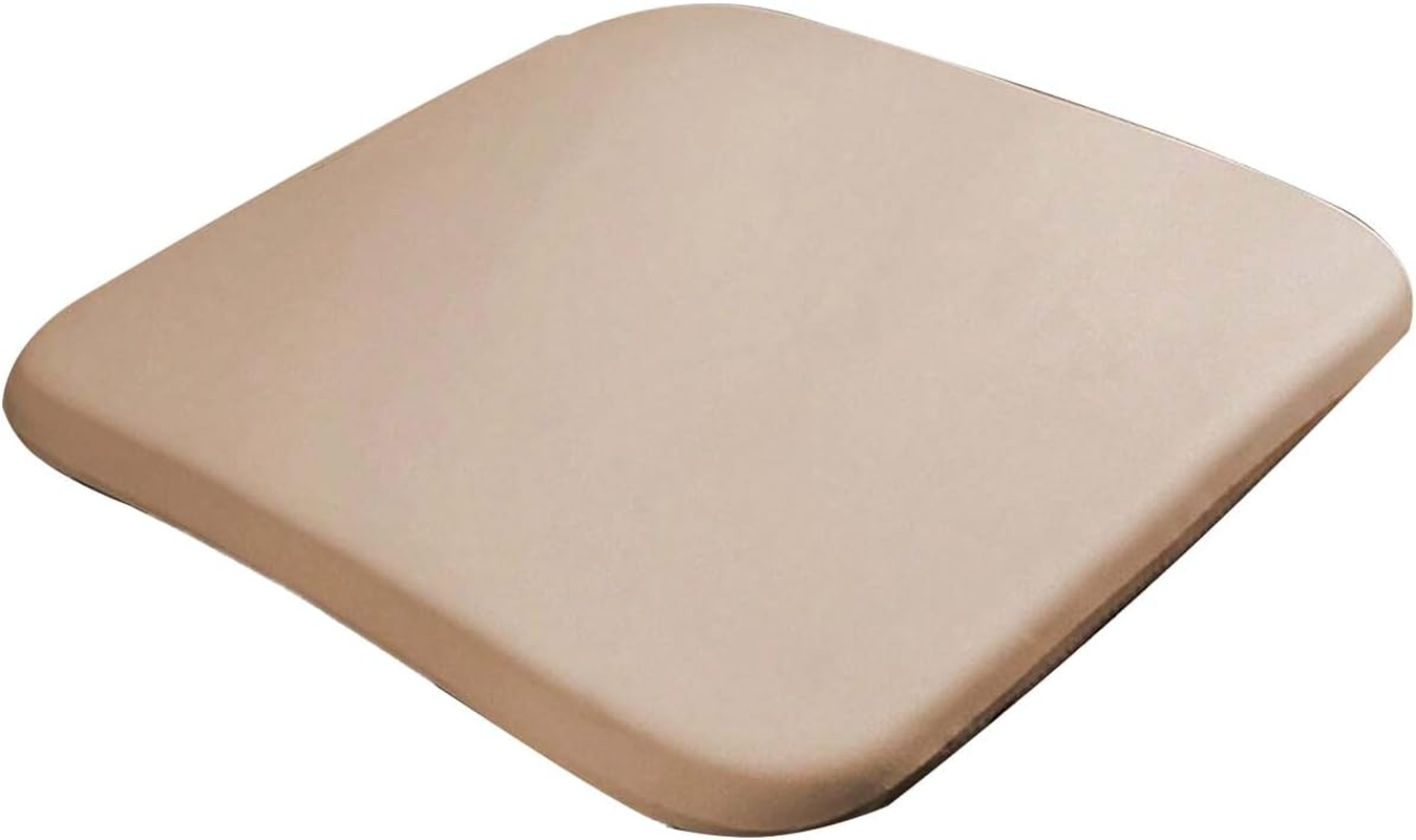 AIMALL Memory Foam Car Seat Cushion 15X15X1.57In Universal Breathable Pad for Driver and Passenger Four Seasons Use Tailbone Relief Support for Office Chair Black Grey Beige