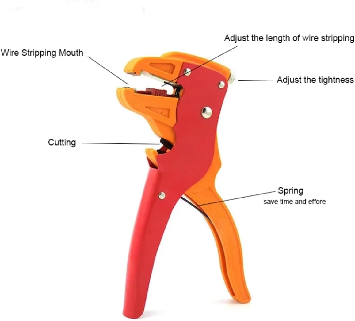 AIMALL 2In1 Multi-Function Wire Cutter & Stripper Tool 0.02In-0.24In (0.5Mm - 6.0Mm) Adjustable Precision Wire Stripping Tool with Comfortable Grip image number 2