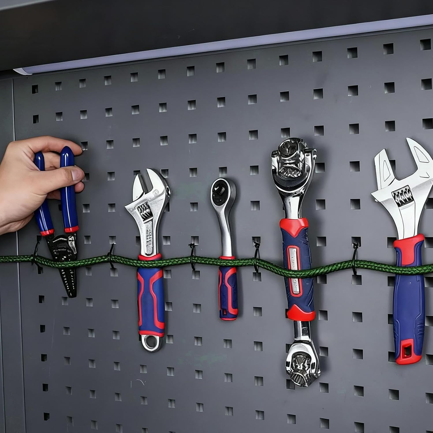 Rubber, PP & Iron Elastic Cord - 100Cm Elastic Rope with Hook, 10 Pieces Heavy Duty Securing Straps - Rope Straps for Luggage Camping Trunk Canopy Tarp Tent image number 5