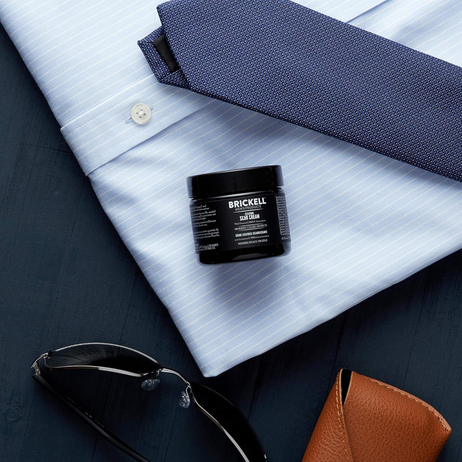 Brickell Men'S Clearing Scar Cream for Men, Natural and Organic Scar Clearing Cream to Reduce the Appearance of Scars and Even Skin Pigmentation, 2 Ounces, Scented image number 2