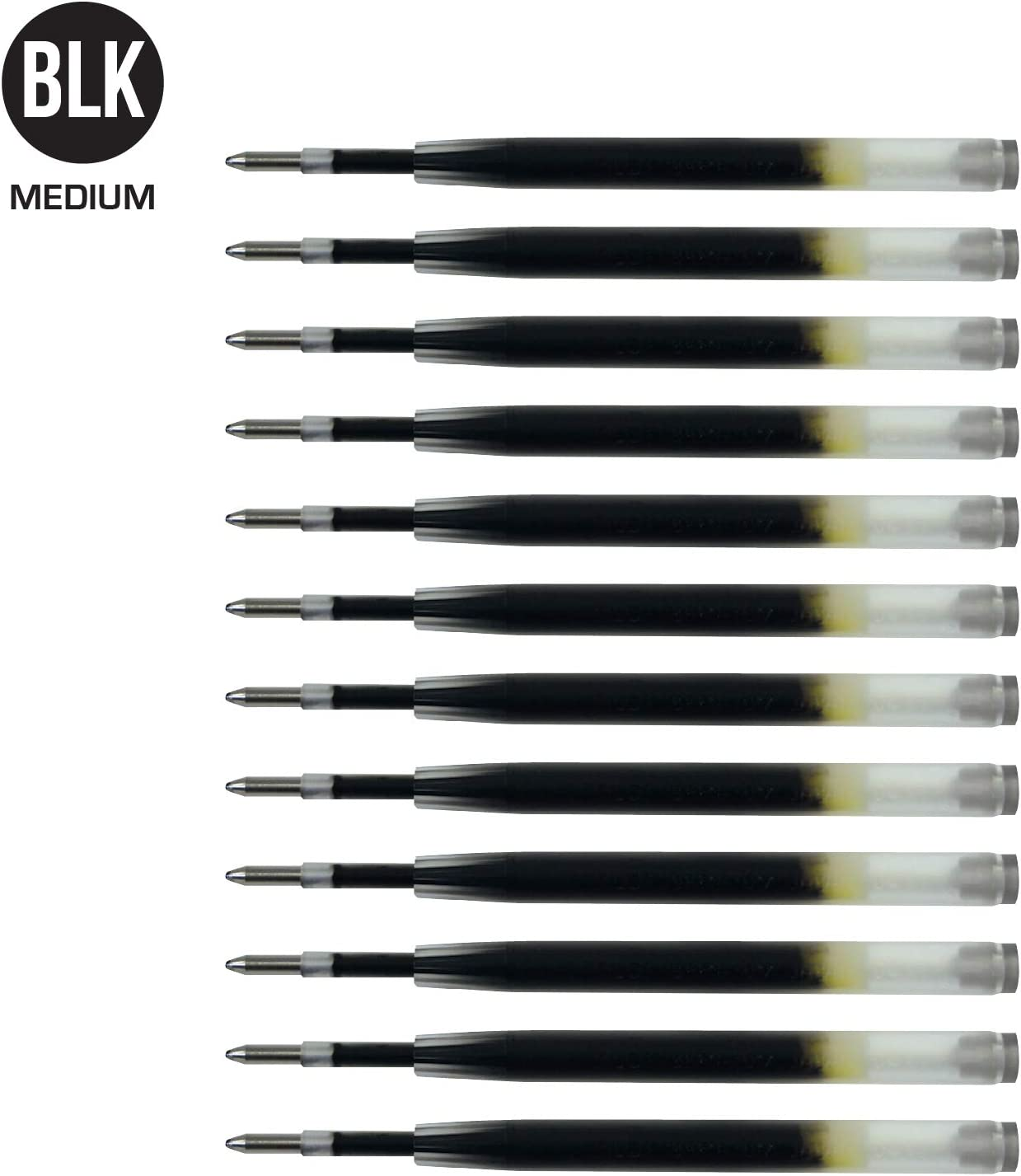 Pilot Medium 1.0Mm Ballpoint Refill for Dr. Grip Advance, Black (BRFN-10M-B) - Pack of 12 image number 1