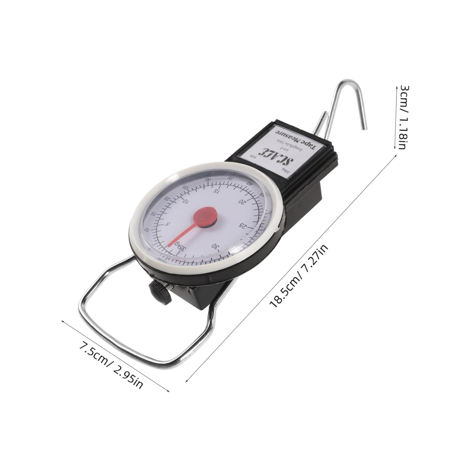 Ciieeo Portable Luggage Scale Capacity Spring Hook Handheld Weighing Tool for Travel and Fishing Accurate Weight Measurement Compact Design