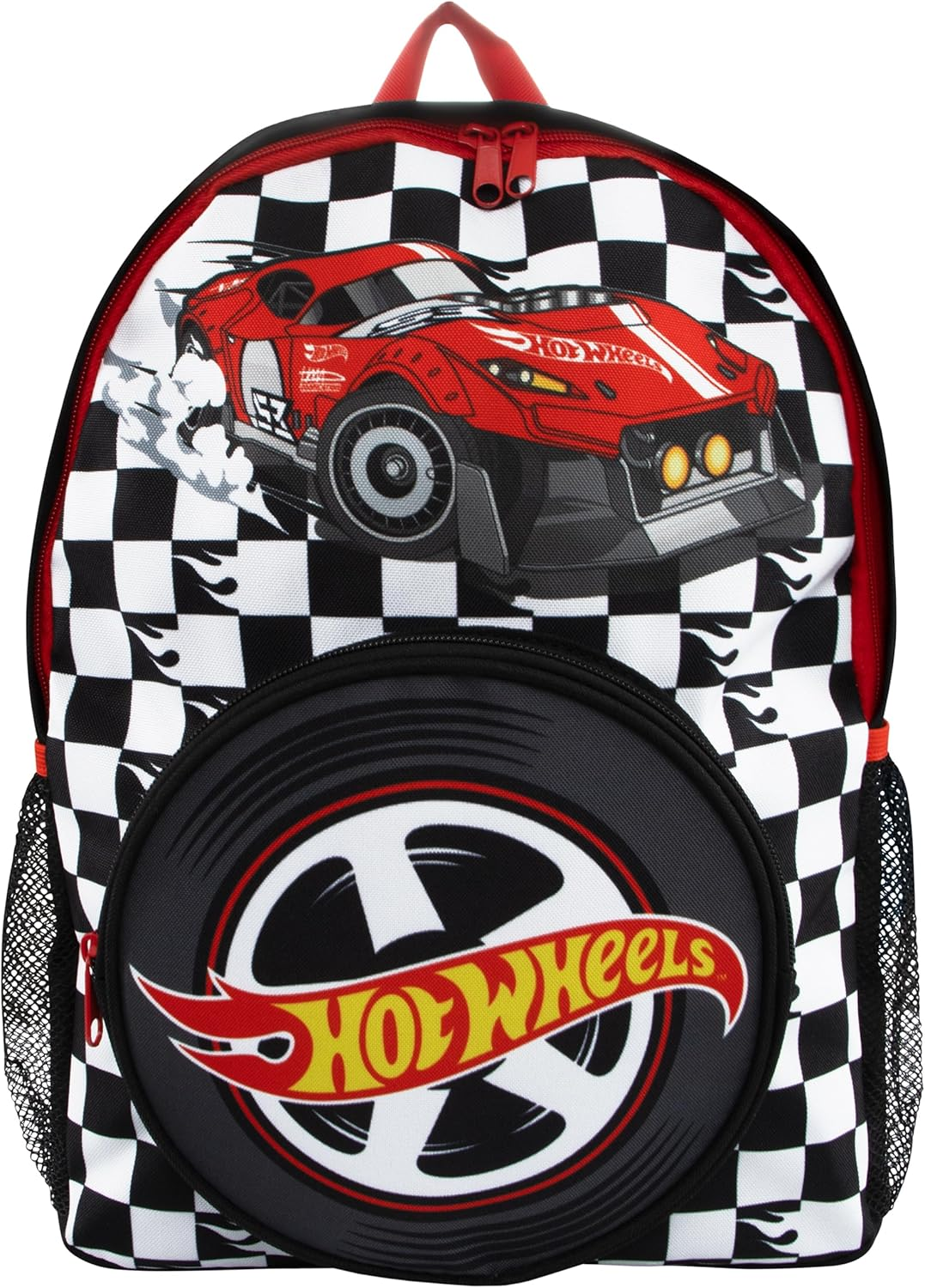 Hot Wheels Backpack | School Backpack for Boys | Boys School Bag | Cars Rucksack, Black, One Size image number 2