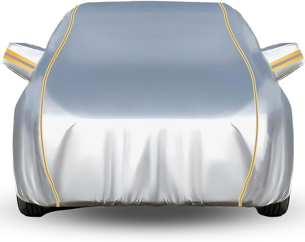 Car Cover Custom for Toyota Caldina,Full Car Cover Waterproof Breathable All Weather Snow Sun Uv,Outdoor Car Tarpaulin with Side Zipper and Four-Wheel Windproof Rope