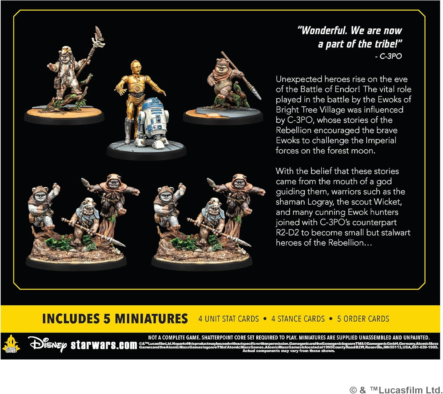 Atomic Mass Games Star Wars: Shatterpoint - Yub Nub Squad Pack Tabletop Miniatures Game image number 6