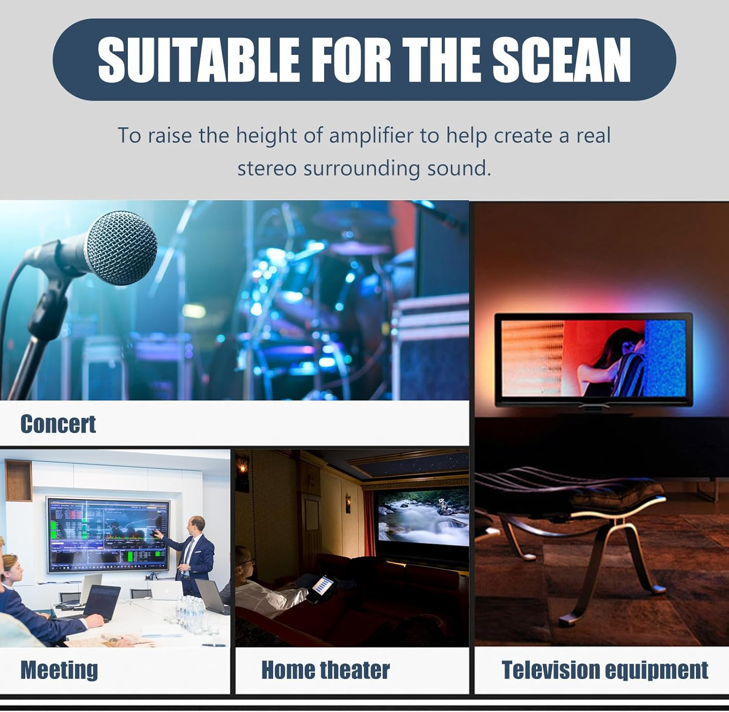 GALPADA 2Pcs Silver Small anti Vibration Aluminum Alloy Speaker Isolation Feet Pads for Hifi Audio Amplifier and CD Player, Shock Absorbing Speaker Base Cushion for Home Theater Systems image number 3