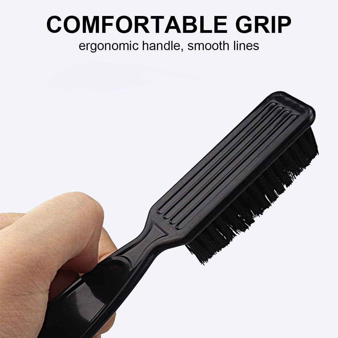 NIANOPKM 2 X Cleaning Brush, Blade Cleaning Brush, Nylon Brush, Nail Brush, Trimmer, Hairdressing Cleaning Brush, Hair Clippers Tool image number 2