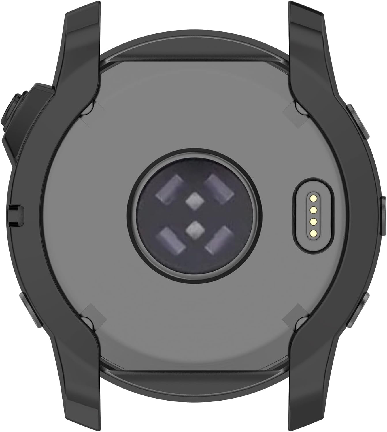 Chofit Cases Compatible with Garmin Epix Pro (Gen2) 47Mm Case, TPU Coated Protective Case for Epix Pro (Gen2) 47Mm (Not for 42Mm/51Mm) (Black) image number 3