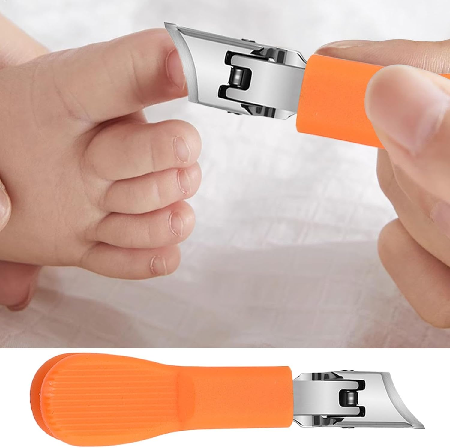 Professional Nail Clippers | Wide Jaw Opening Heavy Duty Toenail Clippers,No Splash Nail Cutter Slanted Long Handle Fingernail Trimmer for Women image number 6