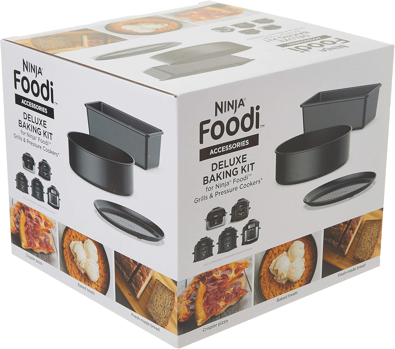 Deluxe Foodi Accessory Bake Kit, 6.5 & 8 Qt (Grey)