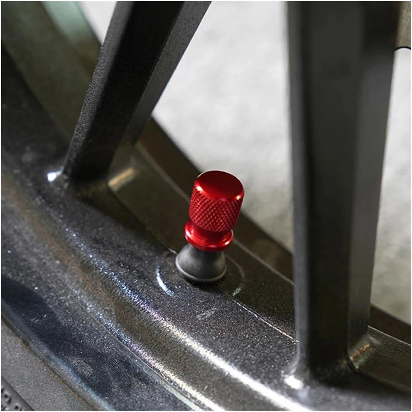 Ninja ZX14 ZX 14 14R ZX-14 ZX-14R 2006-2015 2014 Accessories Motorcycle Wheel Tire Valve Air Port Stem Caps Cover(Blue) - Black image number 7