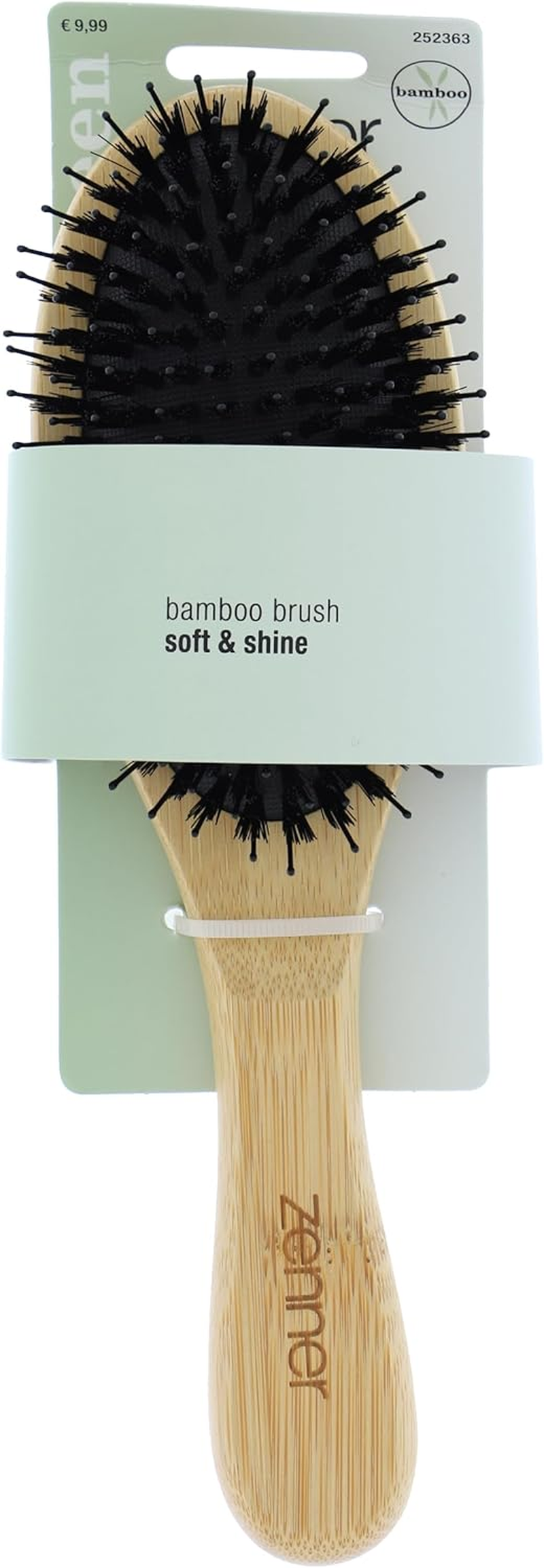 Zenner Hair Brush for Gentle Scalp Massage and Combing - Ideal for Curls and Sensitive Hair