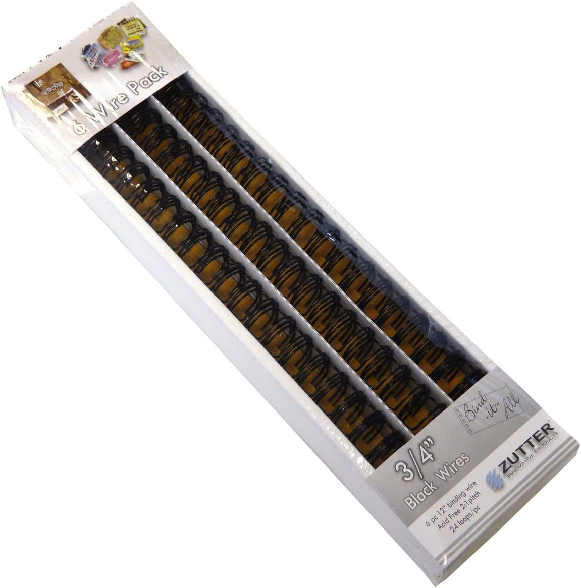 Zutter Innovative Products 2653 Zutter Owire 3/4-Inch, 6-Piece, Black