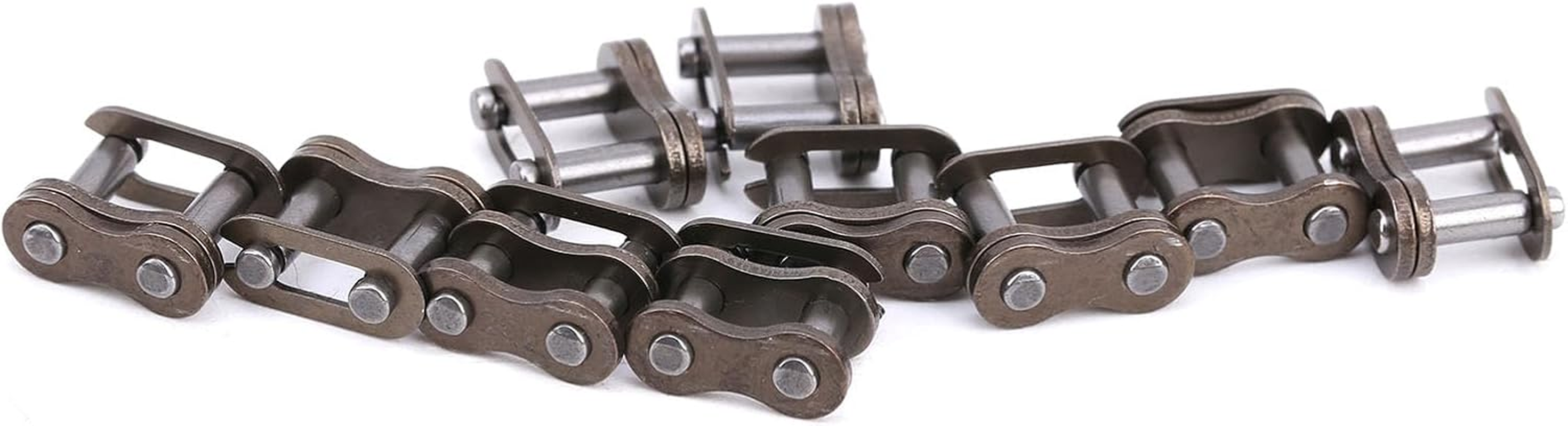 Omabeta 10PCS Cast Iron 25H Chain Link, Easy Installation for 25H Chain Link Applications, Direct Replacement for Old image number 4