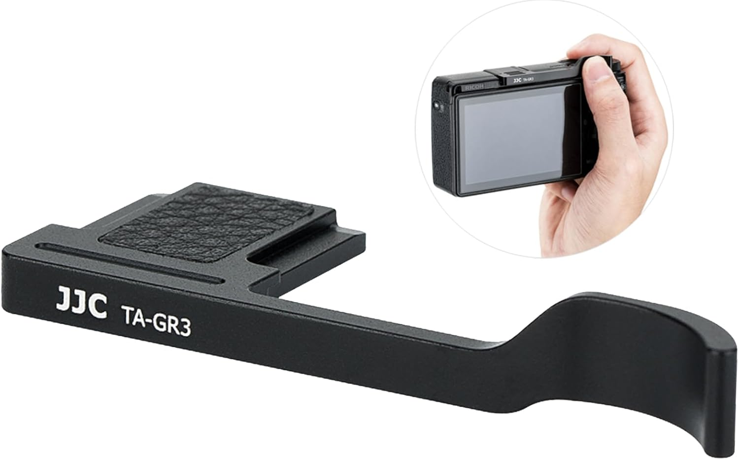 Metal Thumbs up Grip for Ricoh GR IV GRIV GR4, Hot Shoe Cover Cap Protector for GR IV GRIV GR4, Better Balance and Comfortable Secure Grip
