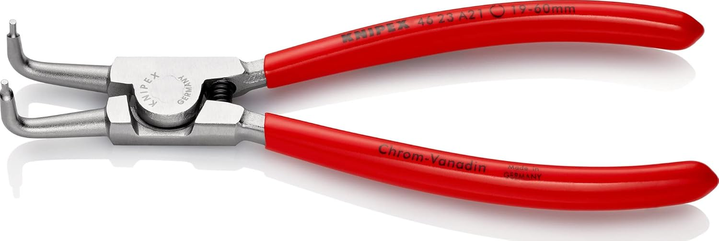 Knipex 46 23 A21 External Bent Circlip Plier, 170 Mm Length image number 6