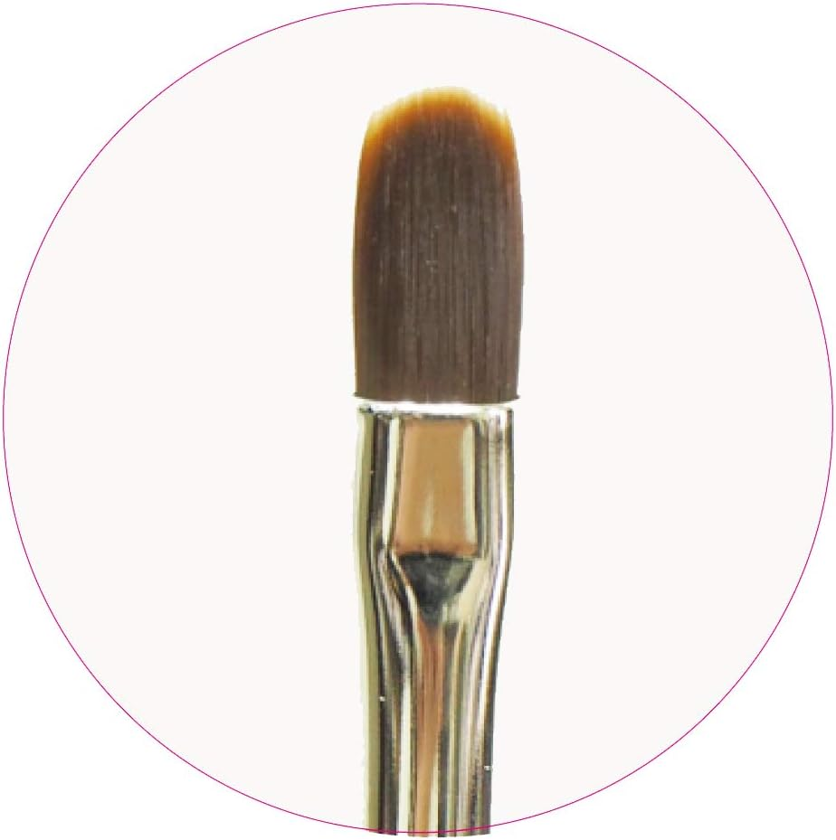 Naility! PRO Gel Brush Oval (Kumano Brush) X 1