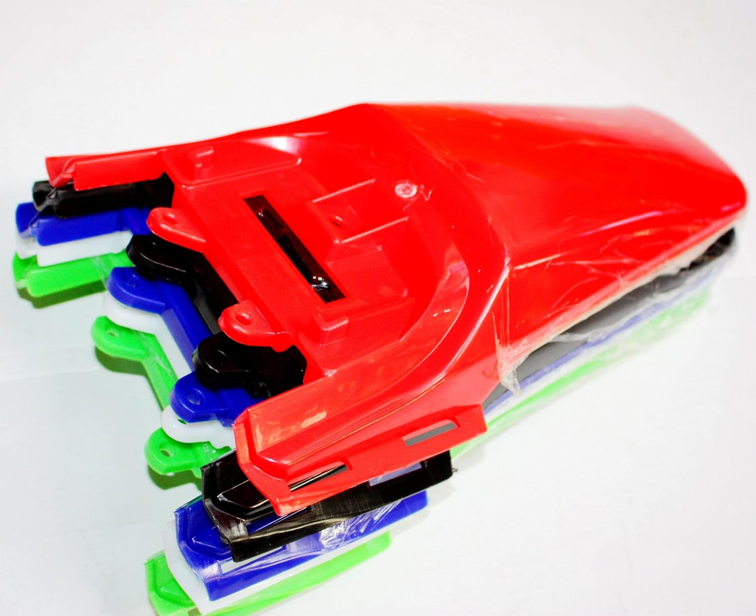 Black Plastic Rear Tail Mud Guard Fender CRF50 Style PIT PRO Trail Dirt Bike image number 1