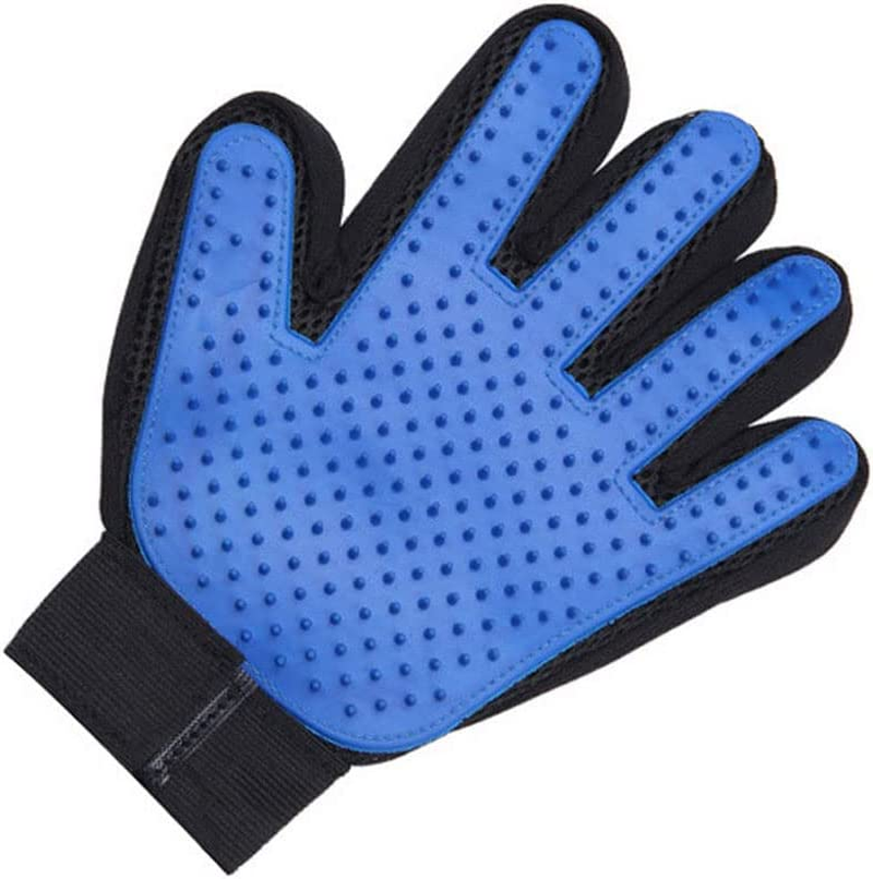 Pet Dog Cat Grooming Cleaning Magic Glove Hair for Dirt Remover Brush Deshedding Massager Silicon Deshedding Pet Hair Remover Gloves (2 Pack (Right+Left)) (1 Pack (Left Hand))
