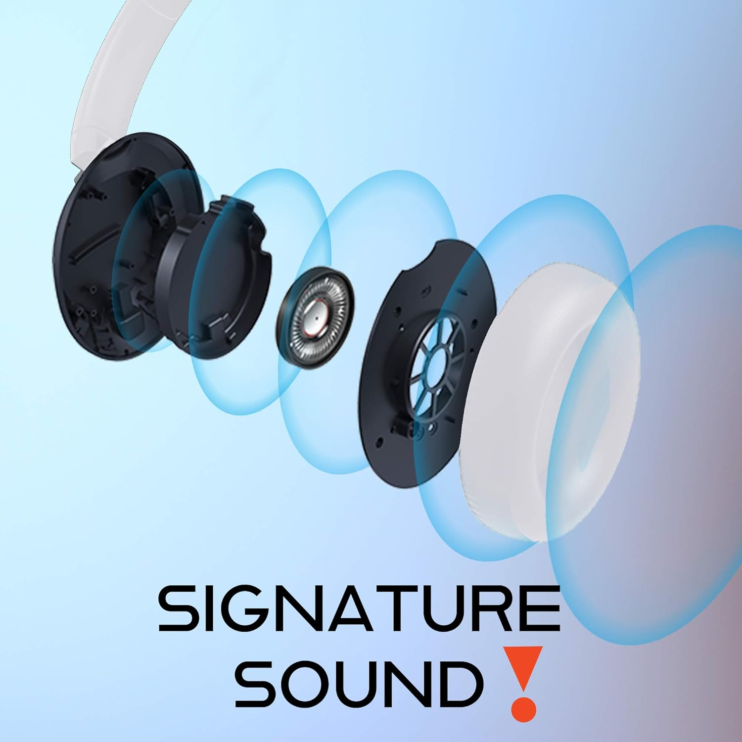 JBL Tune 750BTNC Wireless Over-Ear Noise Cancelling Headphones White image number 5